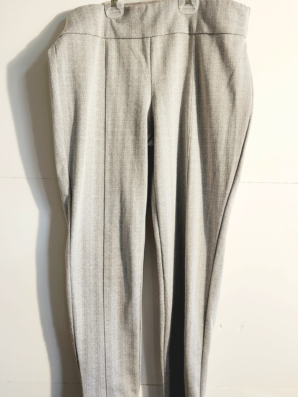 Anne Klein Light Gray Tailored Track Pants